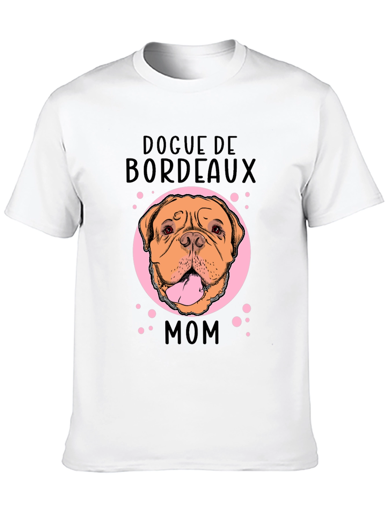 Dogue de Bordeaux Mom Black T-Shirt