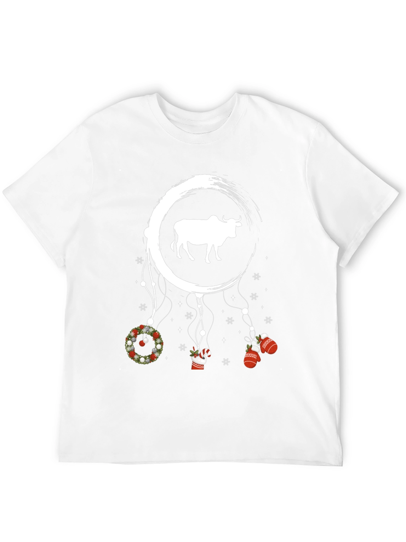Festive Bull Graphic Tee