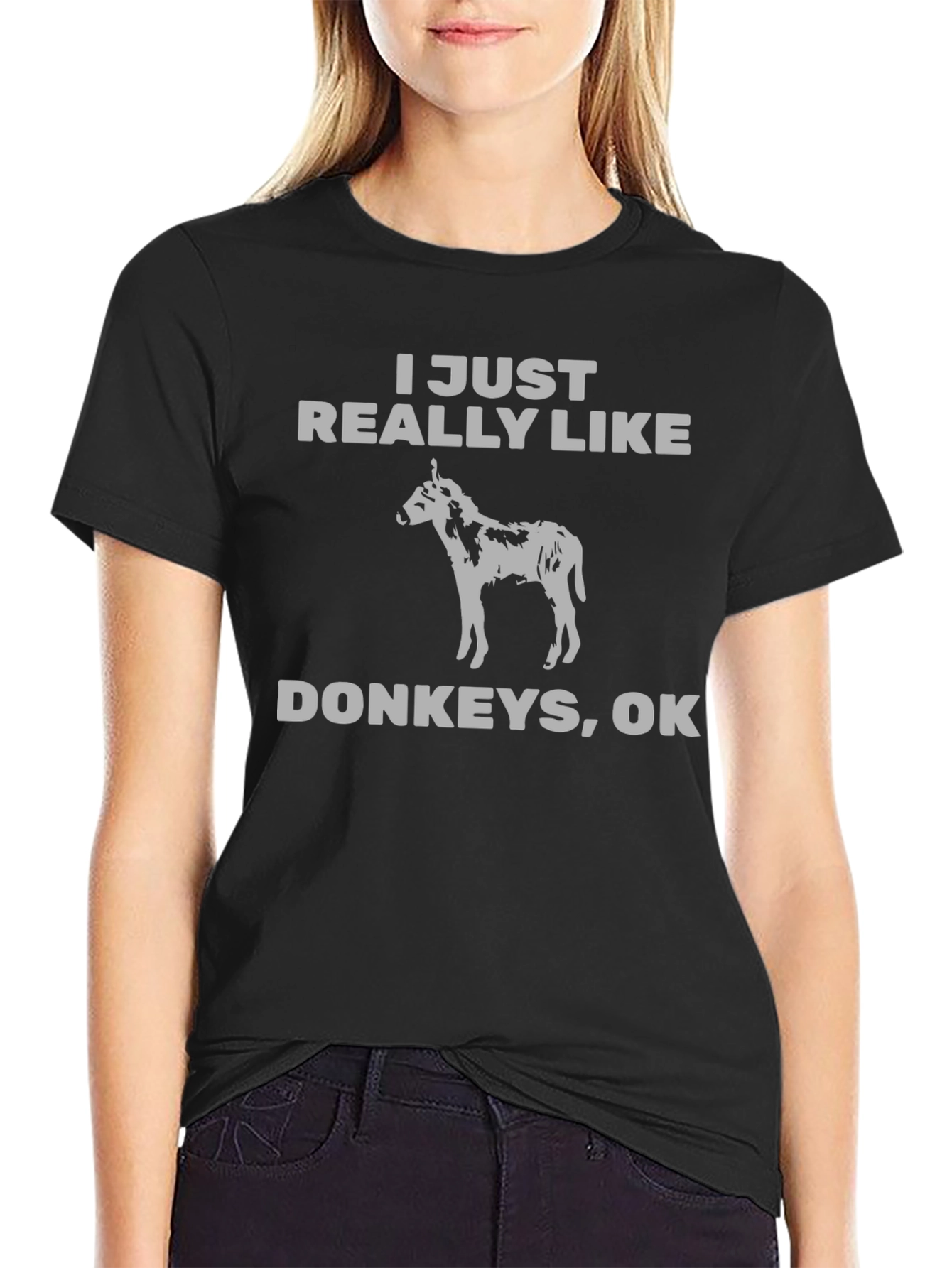 I Just Really Like Donkeys Graphic Tee