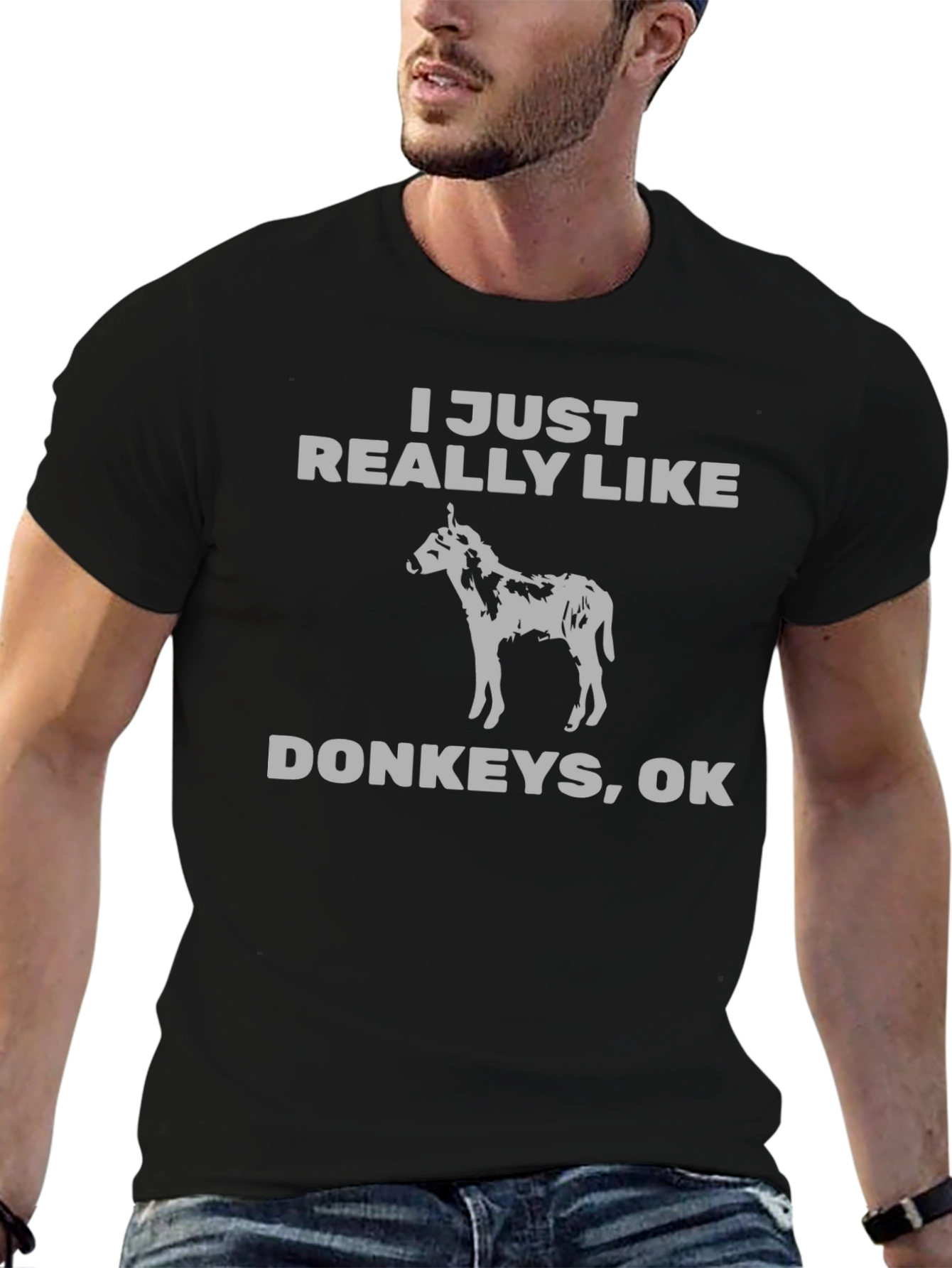 I Just Really Like Donkeys Graphic Tee