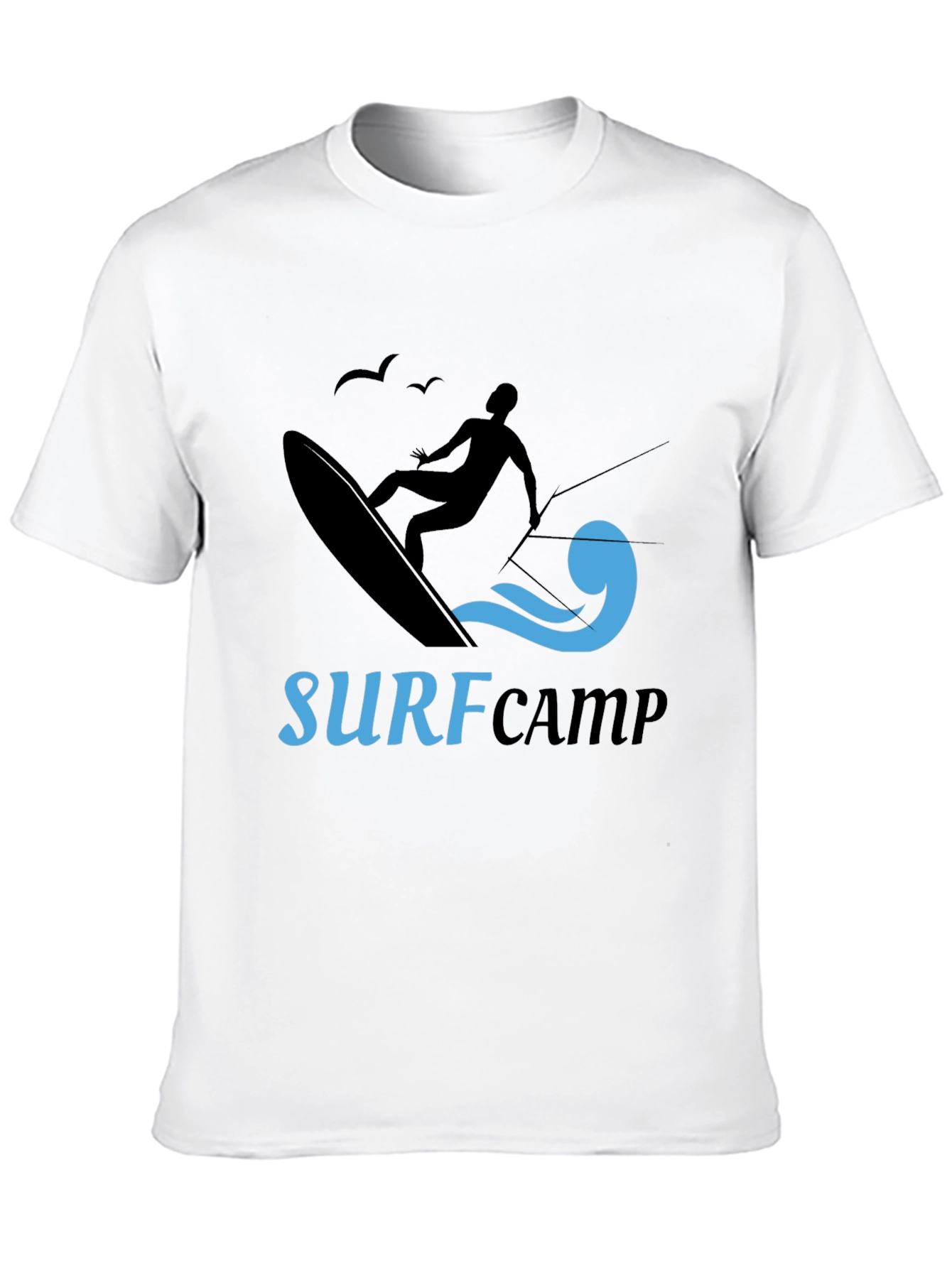 Surf Camp Black Graphic Tee