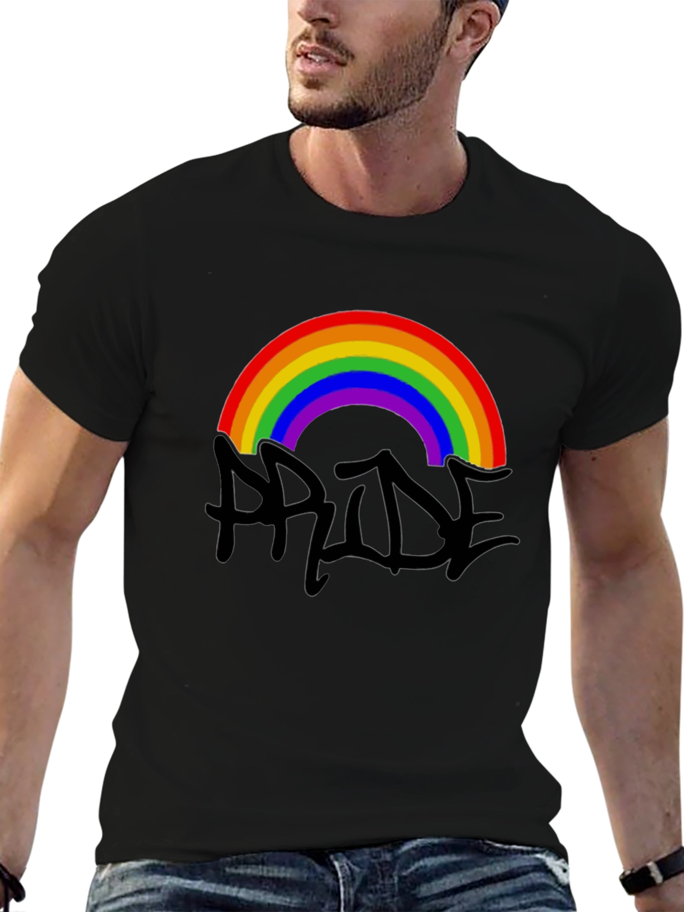 Pride Rainbow Graphic T-Shirt