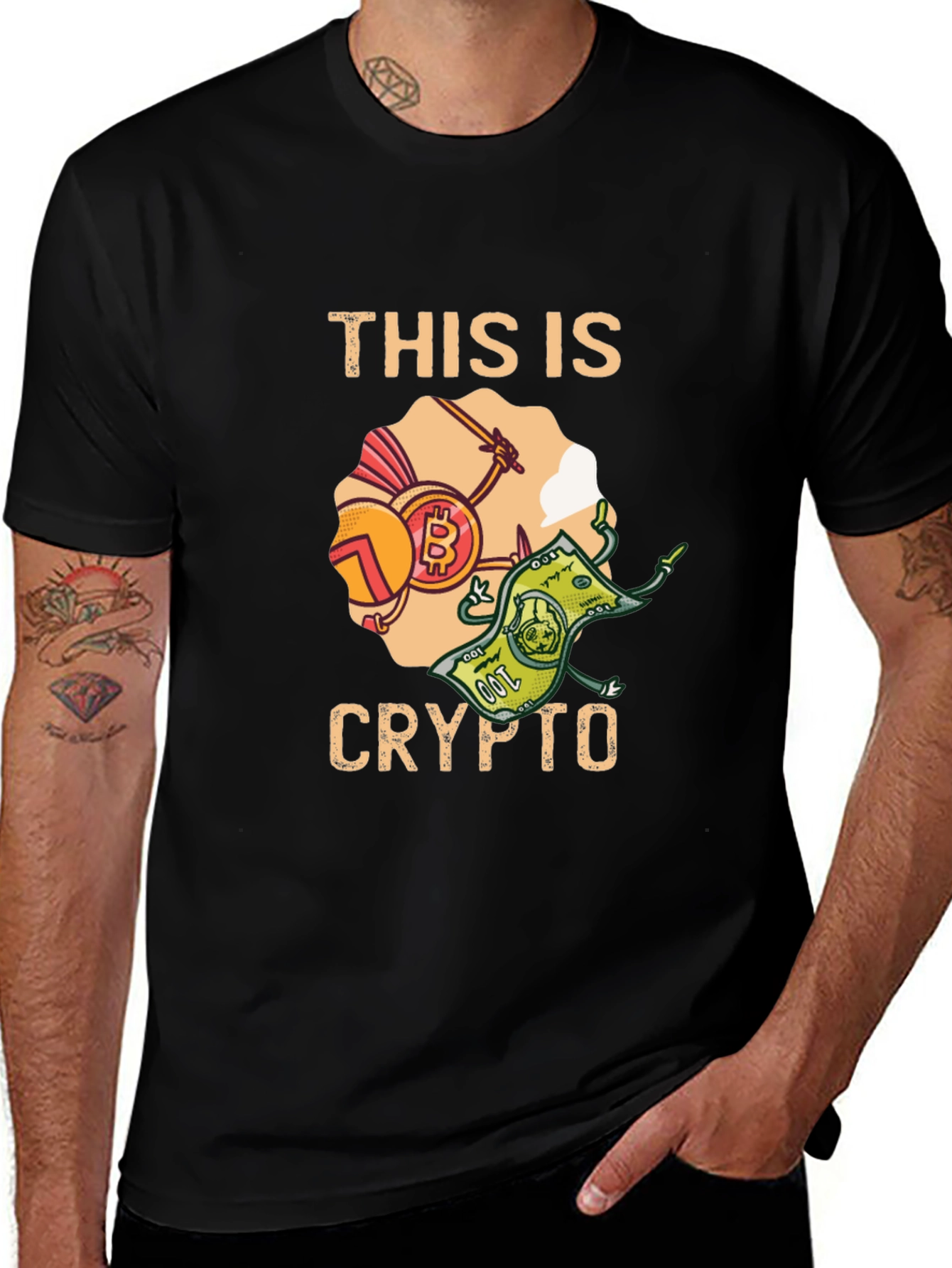 This Is Crypto T-Shirt - Bitcoin Money Design