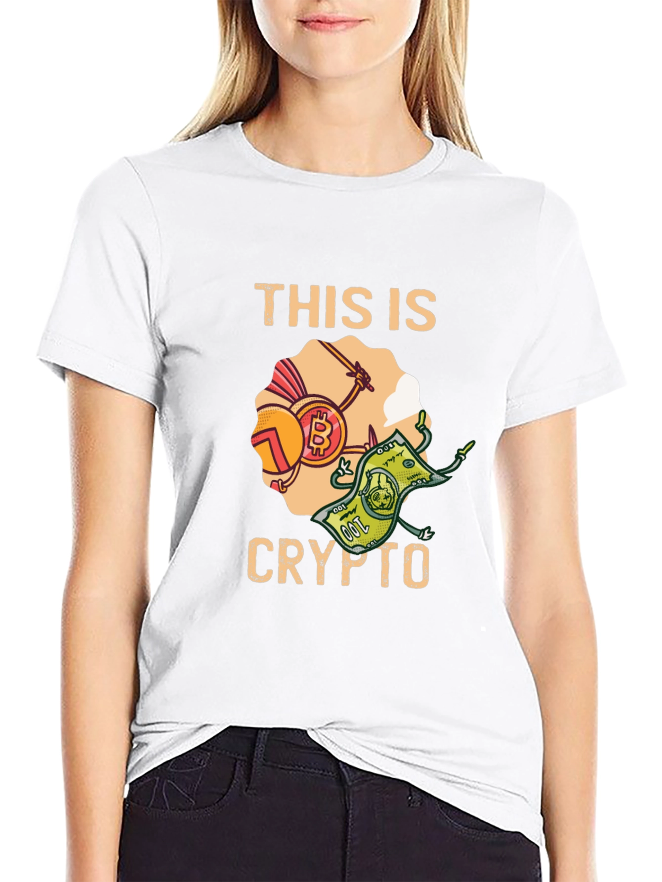 This Is Crypto T-Shirt - Bitcoin Money Design