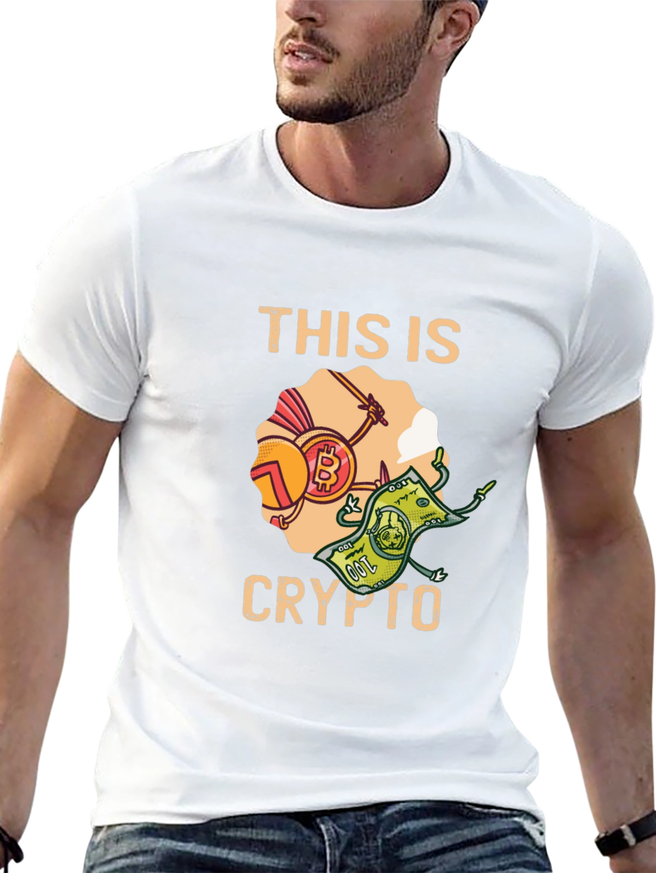 This Is Crypto T-Shirt - Bitcoin Money Design