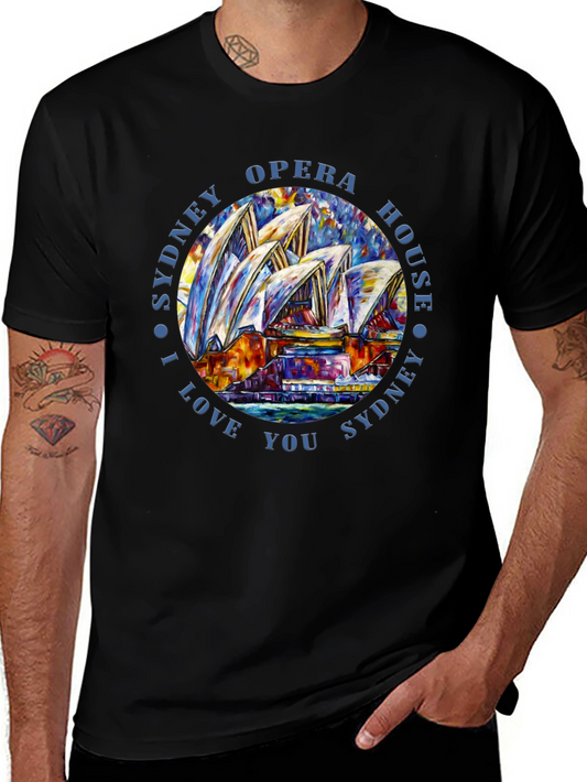 Sydney Opera House Graphic Tee - I Love Sydney