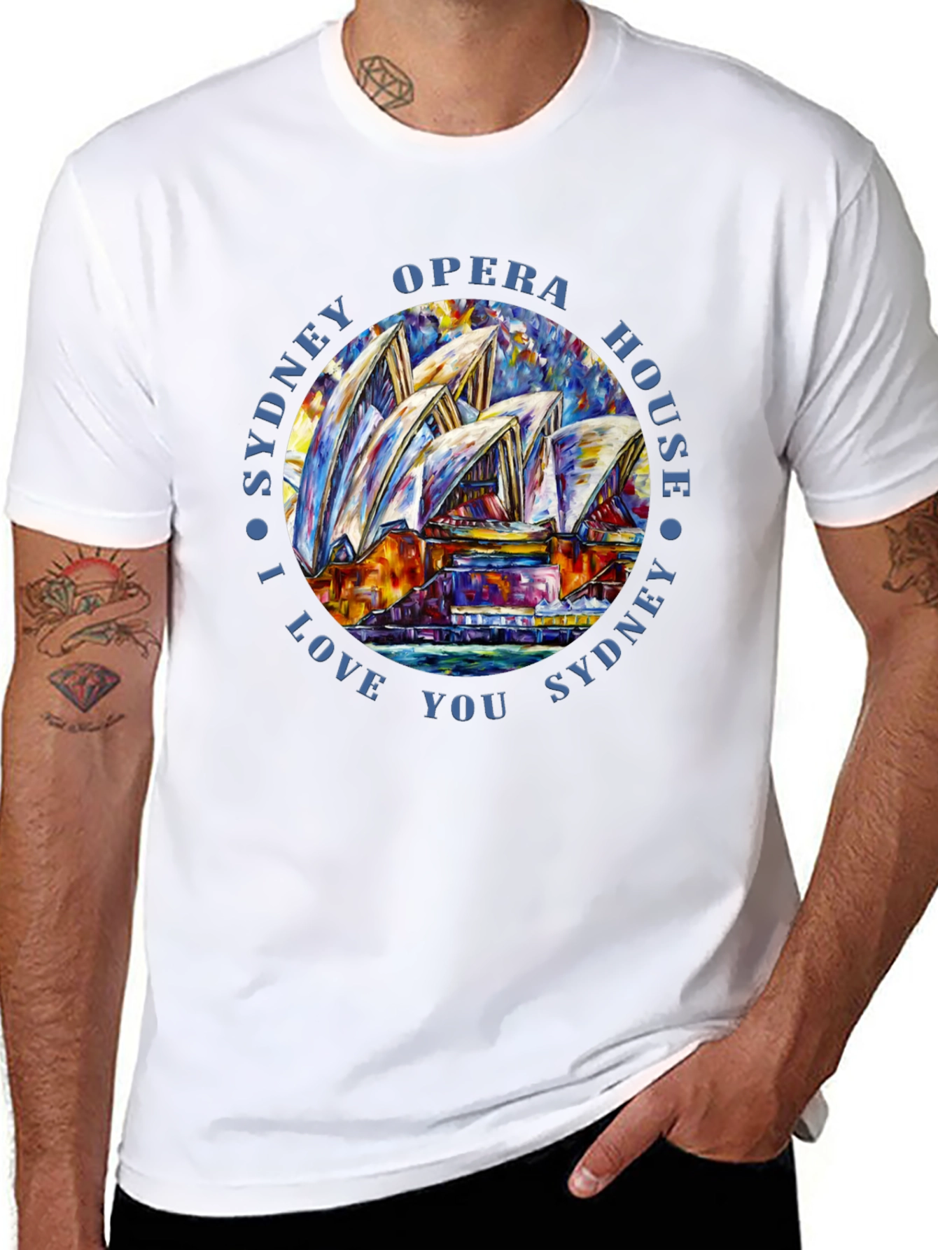 Sydney Opera House Graphic Tee - I Love Sydney