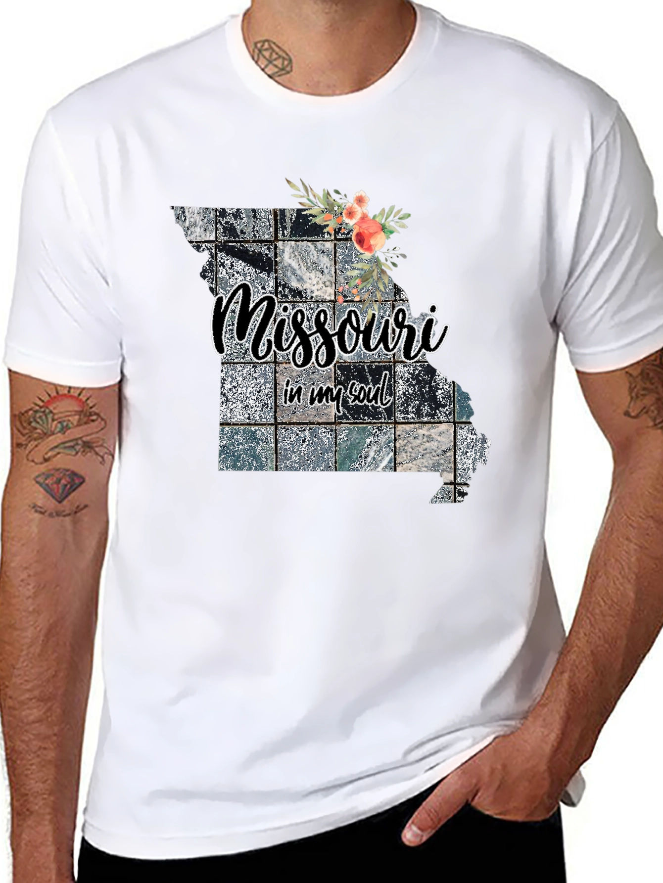 Missouri in My Soul Black T-Shirt