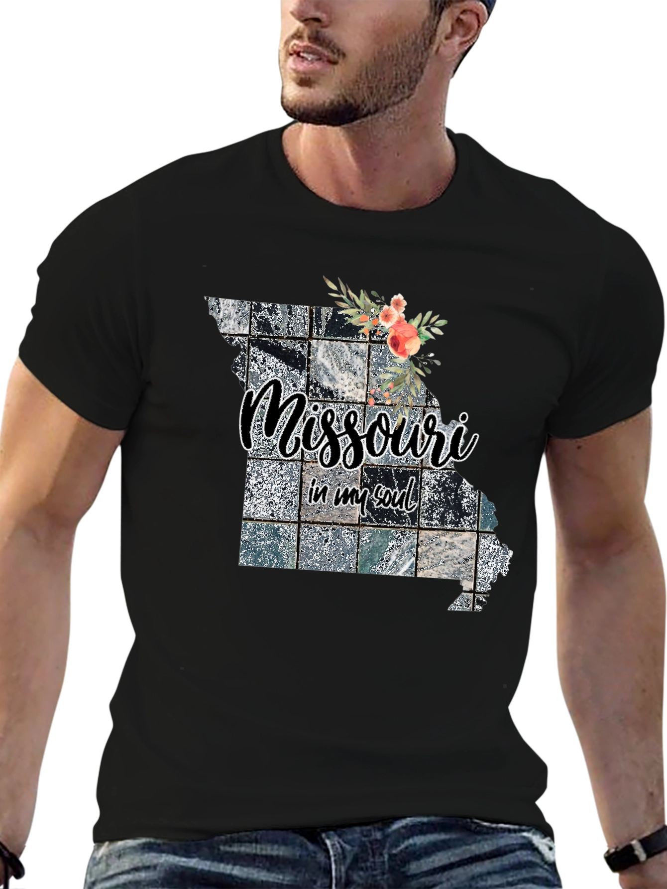 Missouri in My Soul Black T-Shirt
