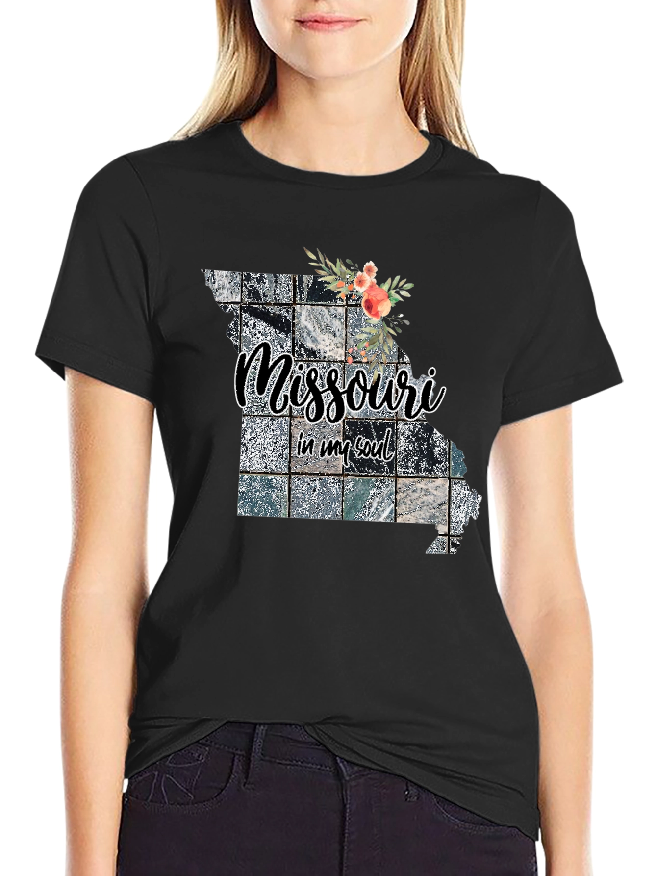 Missouri in My Soul Black T-Shirt