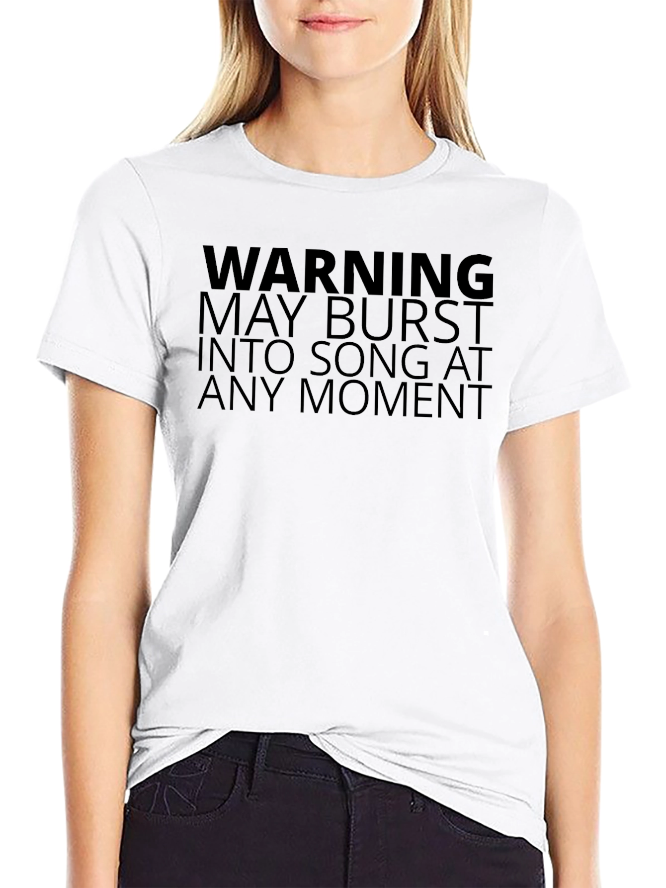 Warning: May Burst Into Song T-Shirt