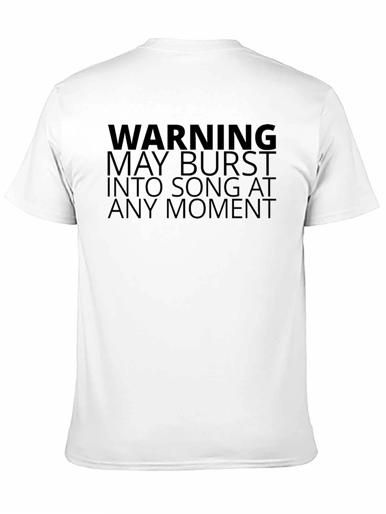Warning: May Burst Into Song T-Shirt