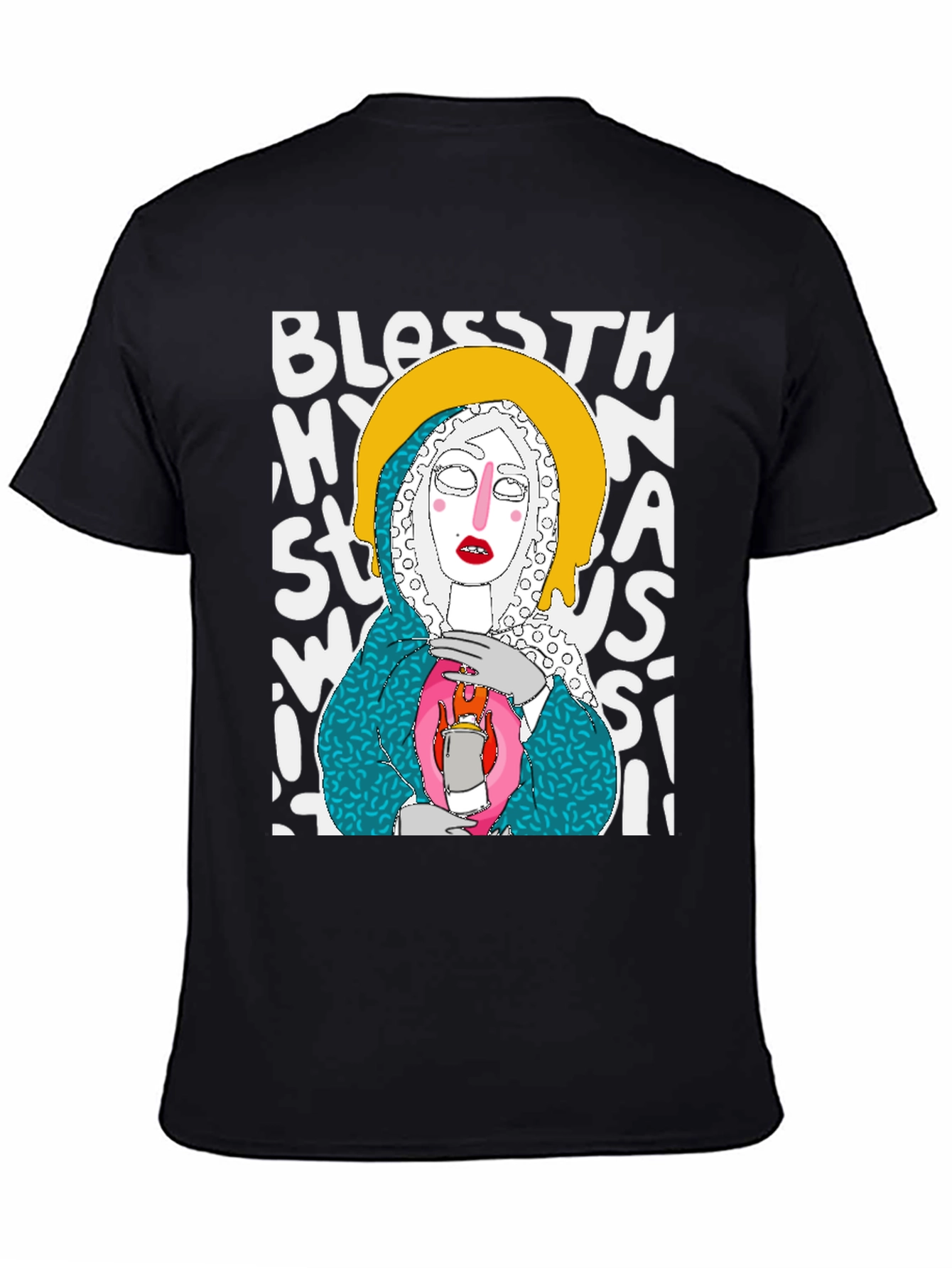 Artsy Graphic Tee - Bless This Mess