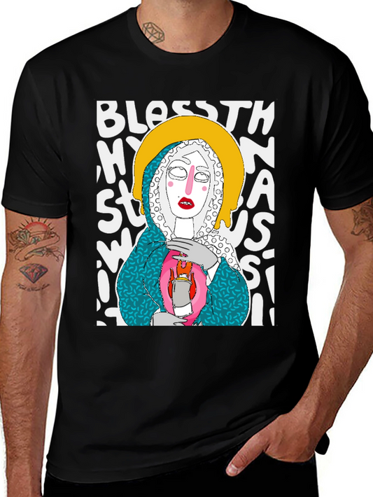 Artsy Graphic Tee - Bless This Mess