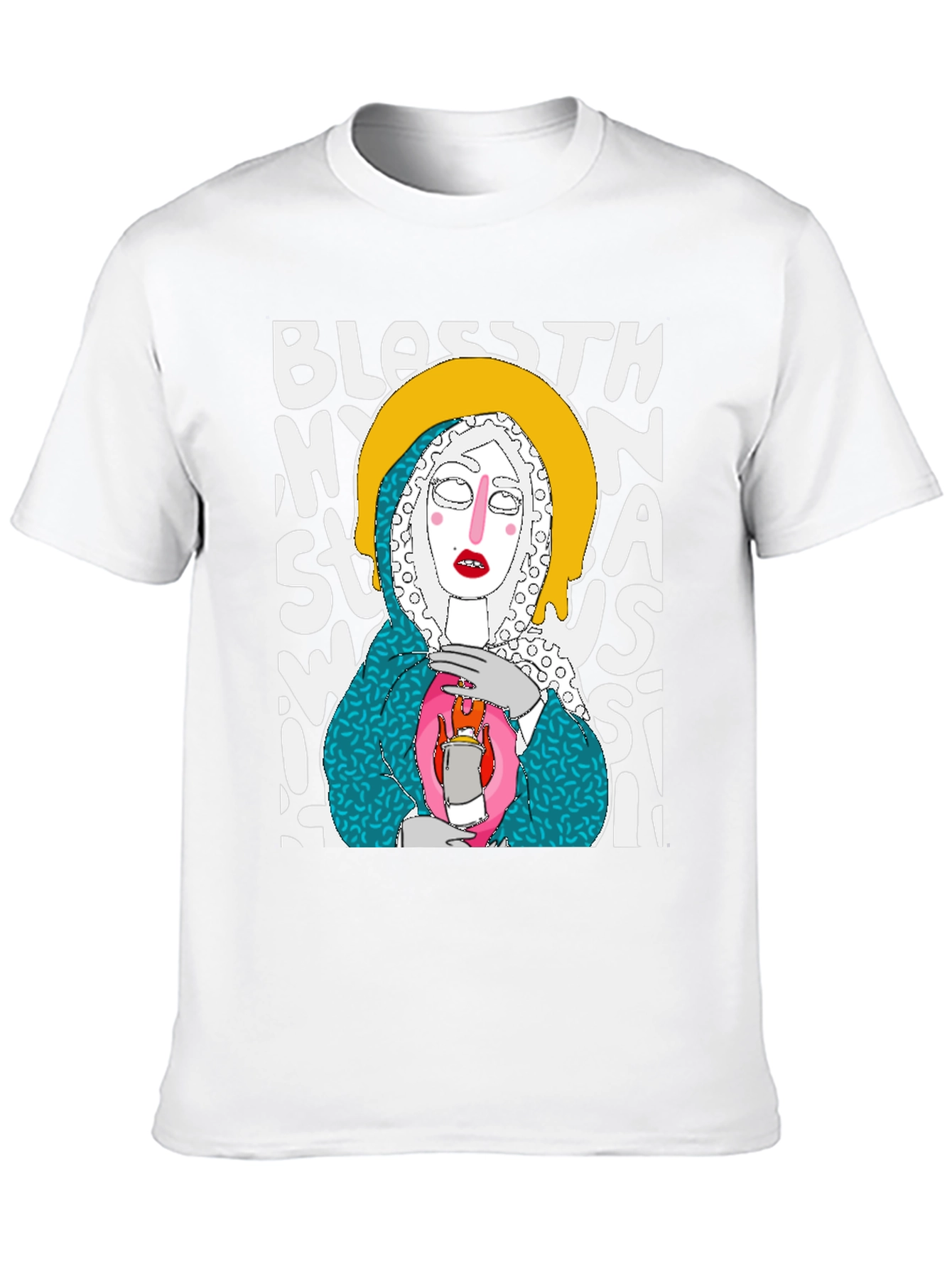 Artsy Graphic Tee - Bless This Mess