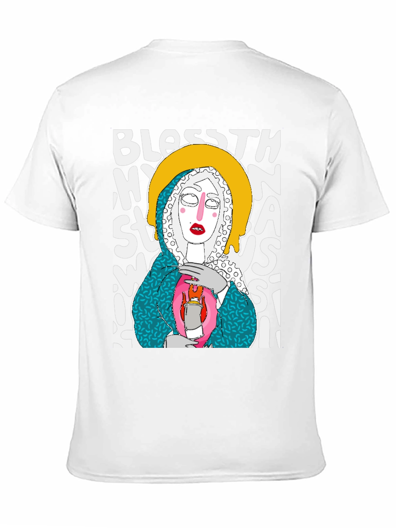 Artsy Graphic Tee - Bless This Mess