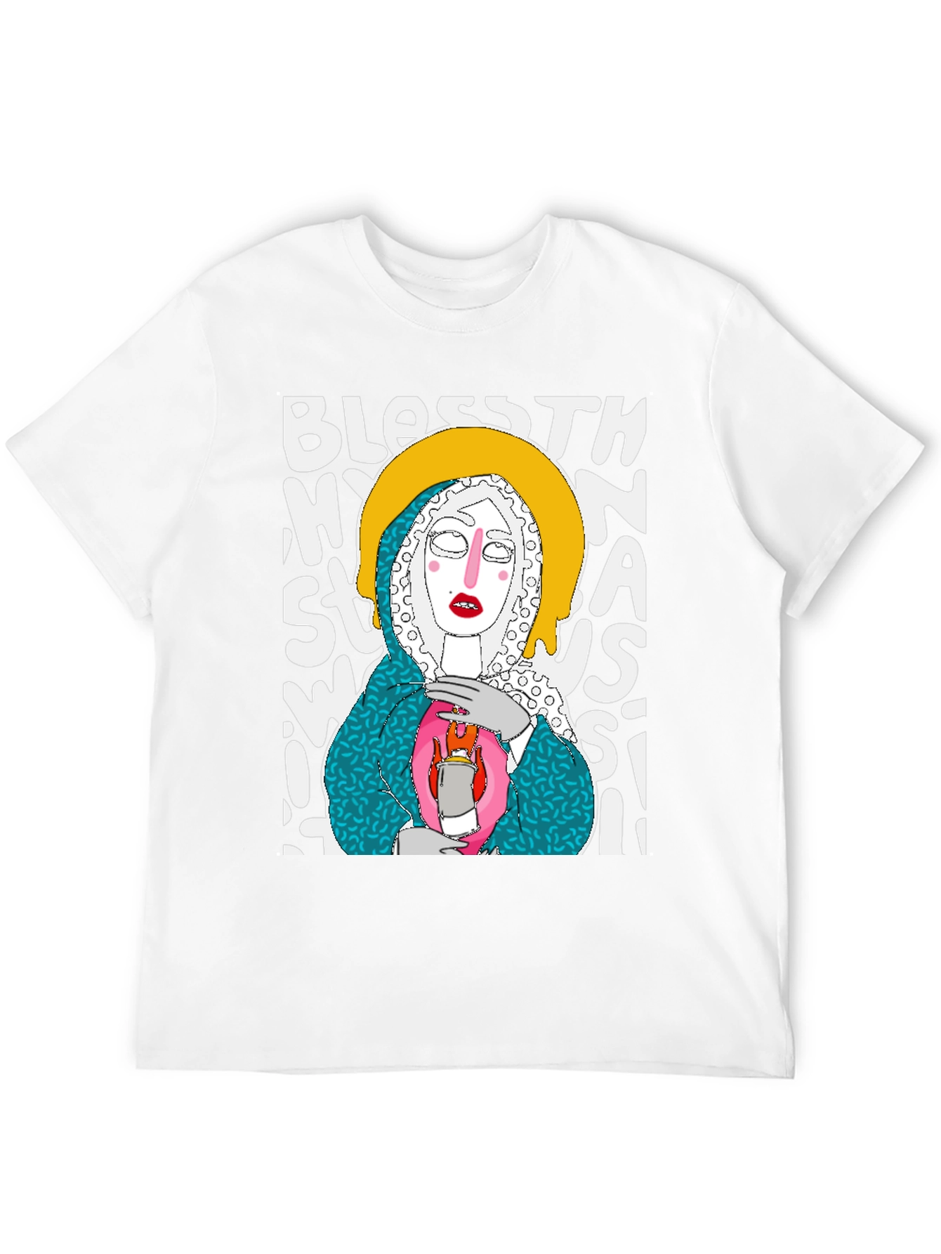 Artsy Graphic Tee - Bless This Mess