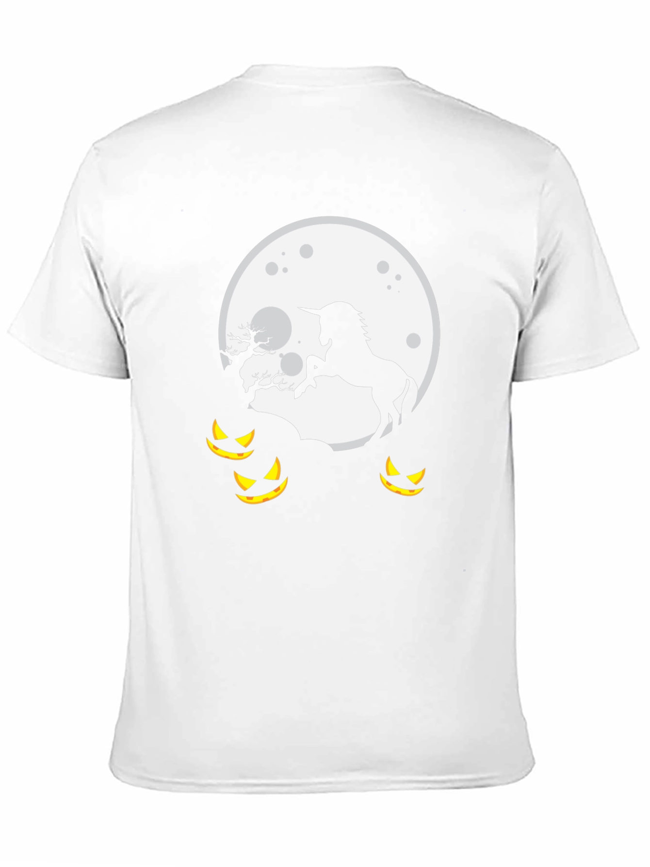 Unicorn Halloween Moon T-Shirt