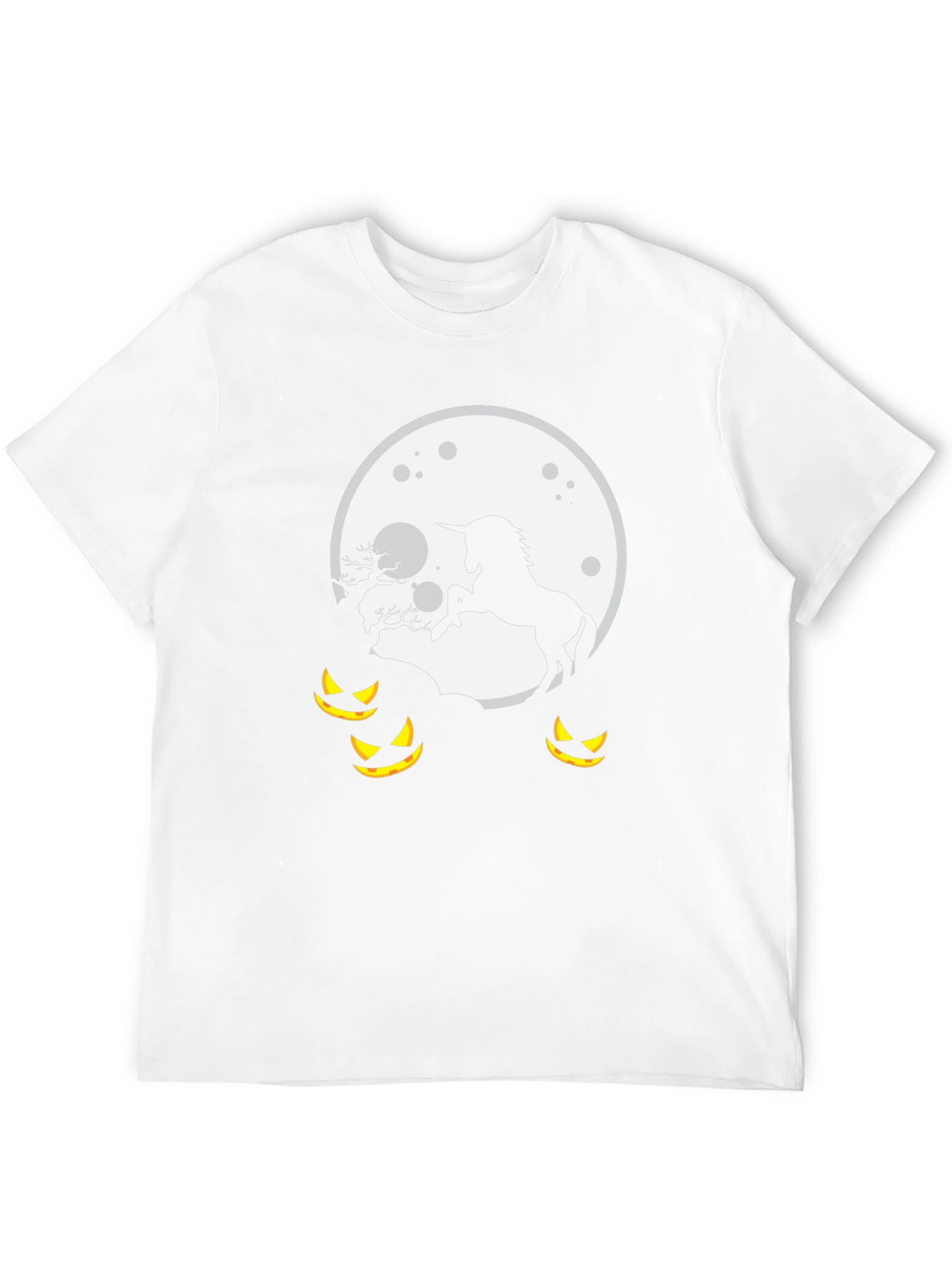 Unicorn Halloween Moon T-Shirt