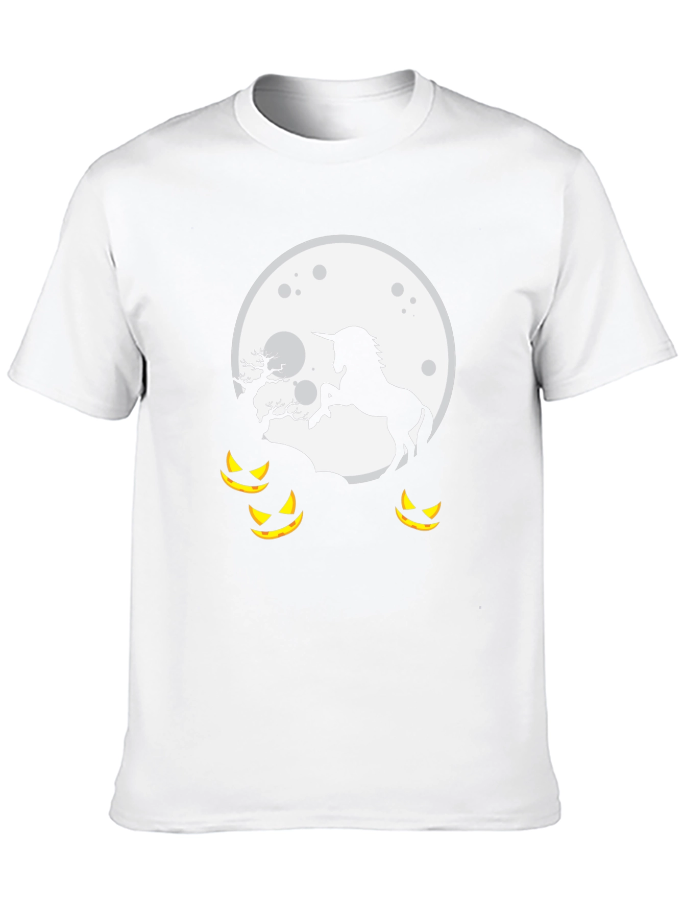 Unicorn Halloween Moon T-Shirt
