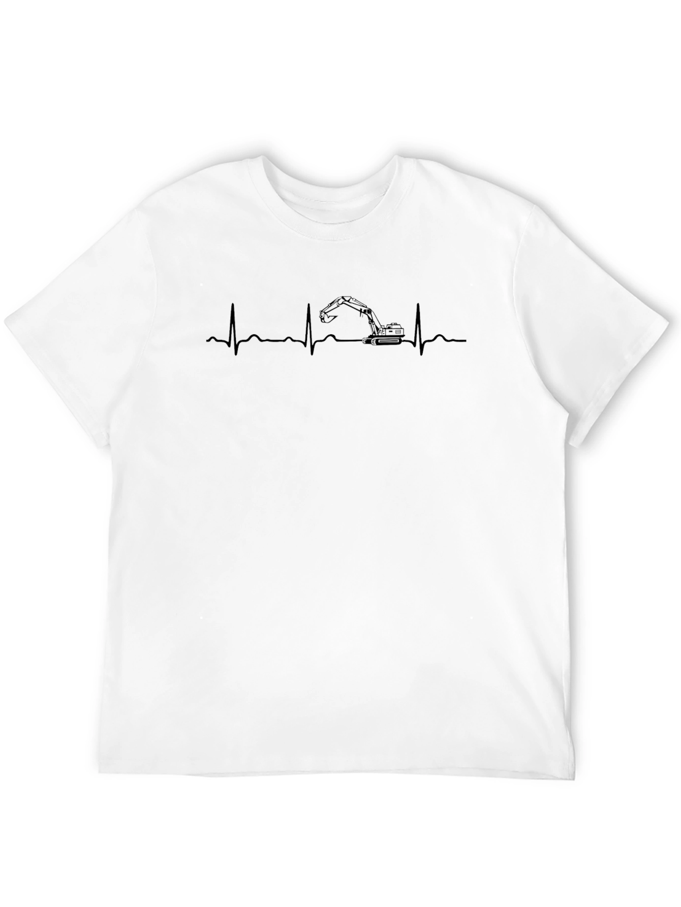 Excavator Heartbeat T-Shirt