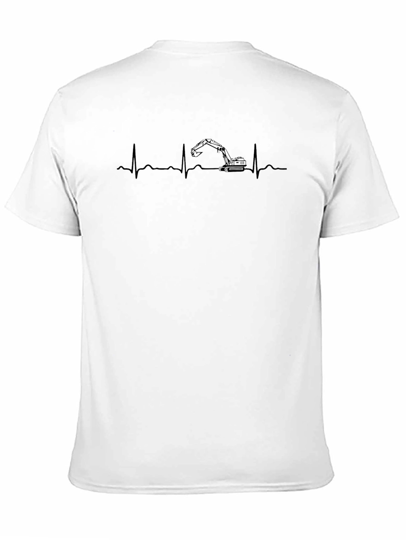 Excavator Heartbeat T-Shirt