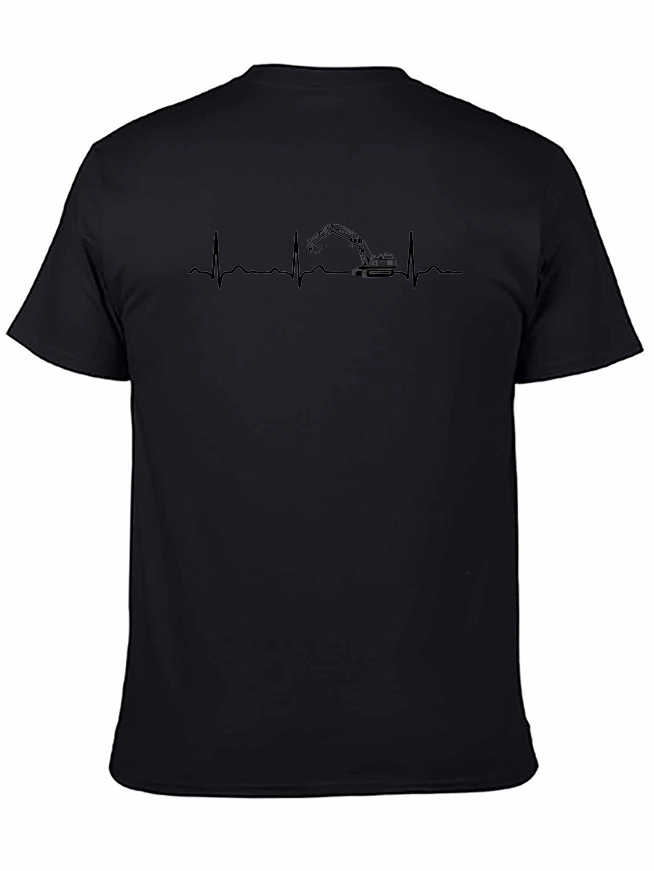 Excavator Heartbeat T-Shirt