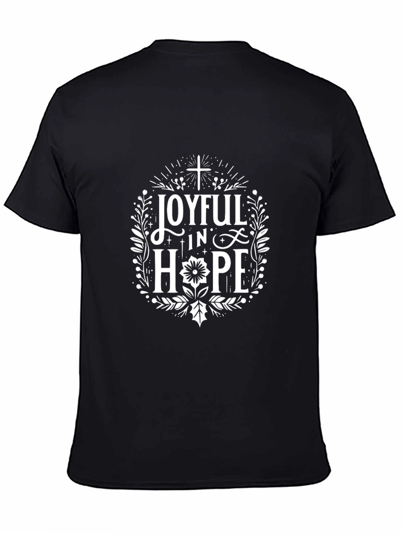 Joyful in Hope Graphic T-Shirt - Christian Faith Tee