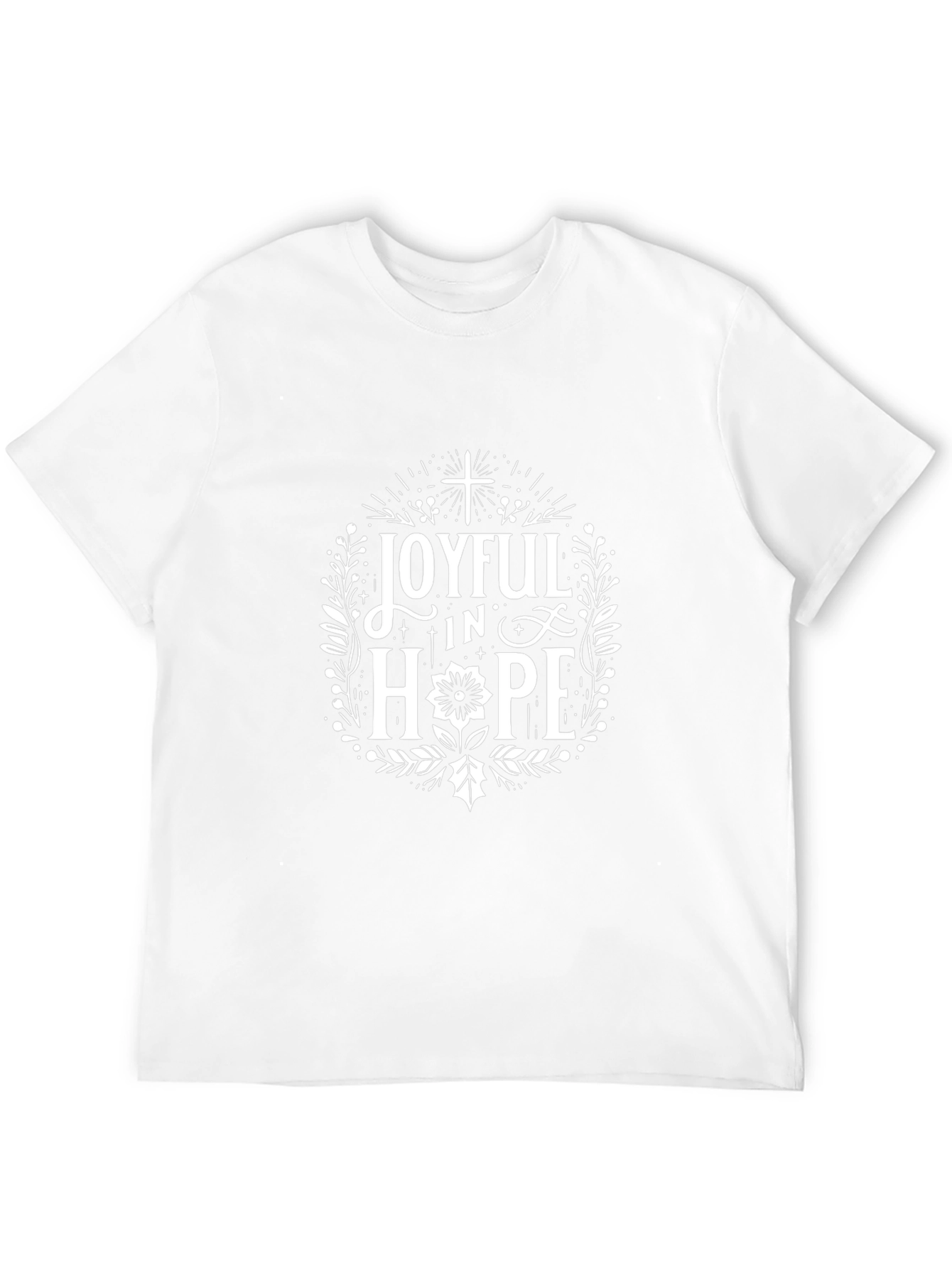 Joyful in Hope Graphic T-Shirt - Christian Faith Tee