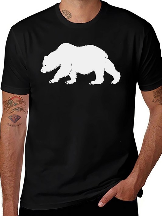 Cool Bear Graphic Black T-Shirt