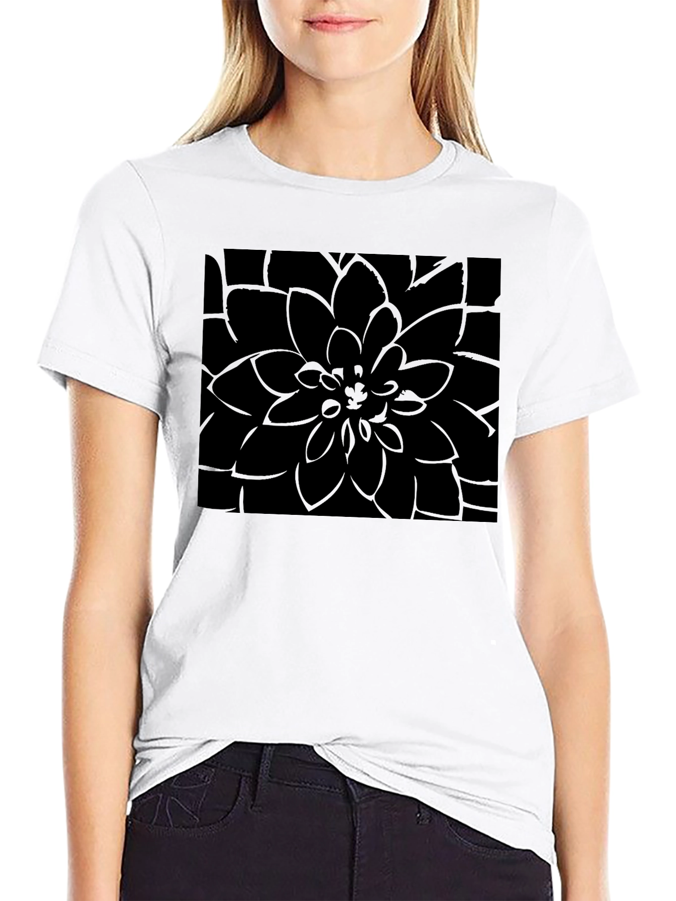 Black Floral T-Shirt - Stylish Mens Casual Tee