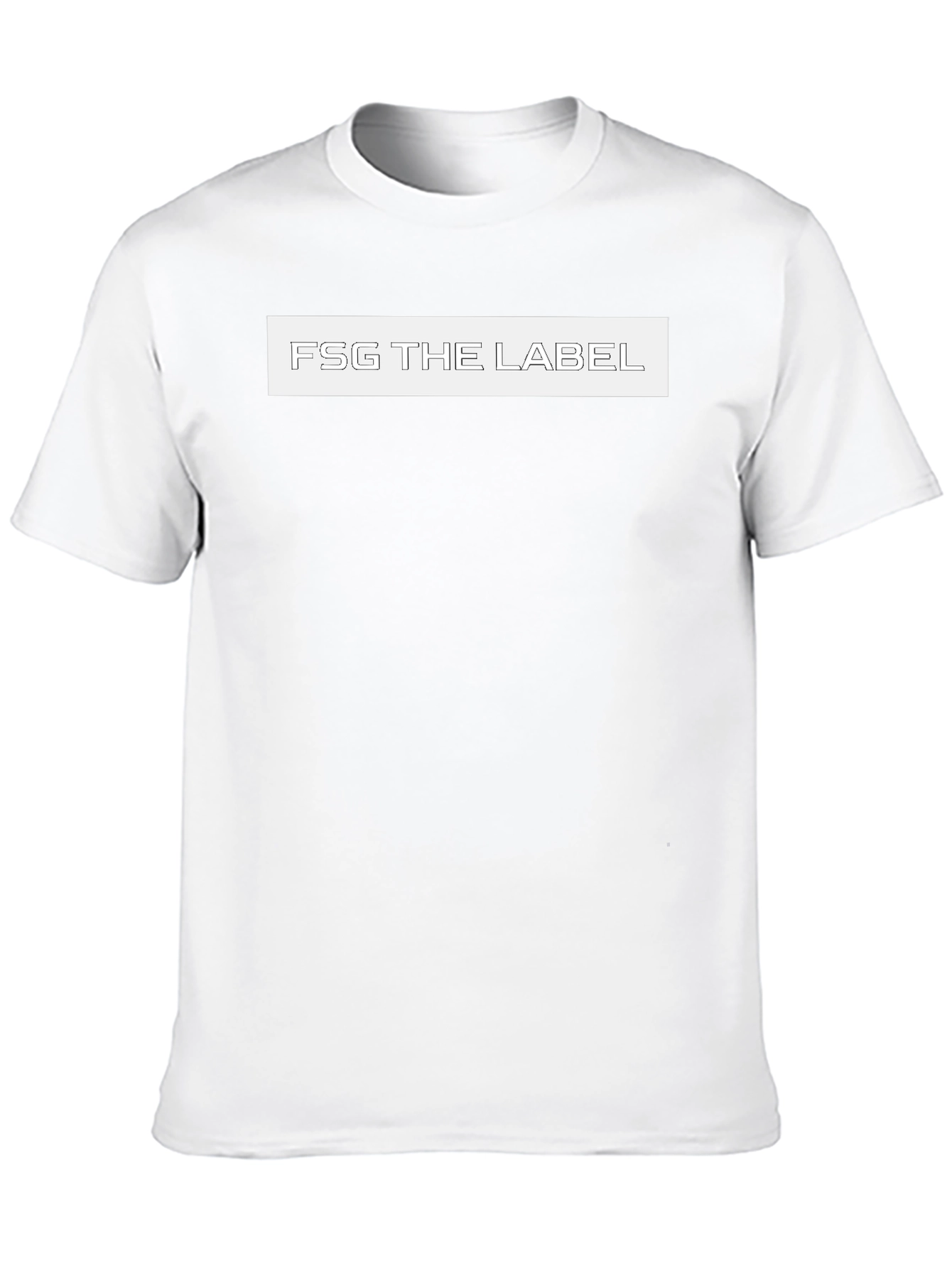 FSG The Label Black Tee - Modern Fit