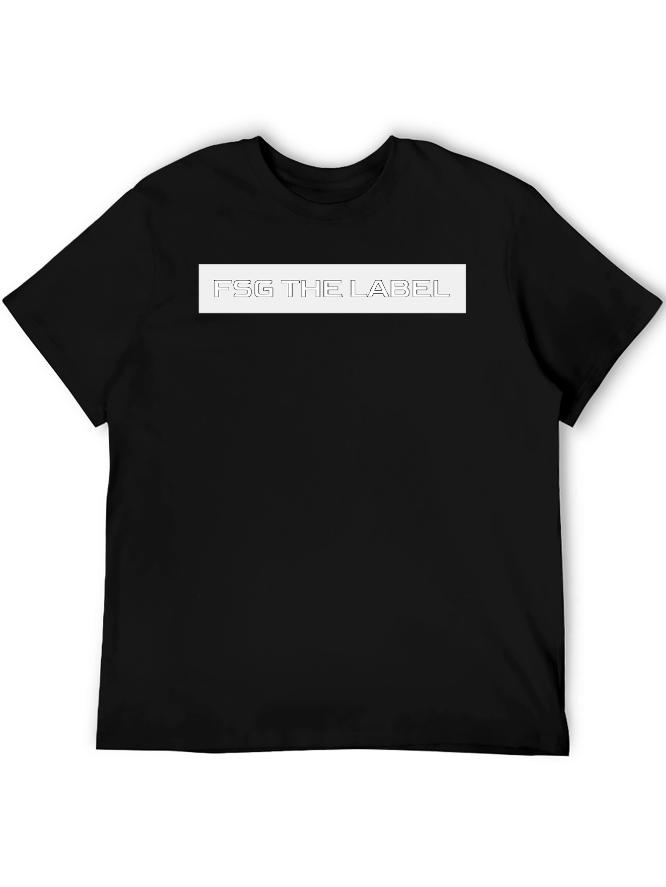 FSG The Label Black Tee - Modern Fit