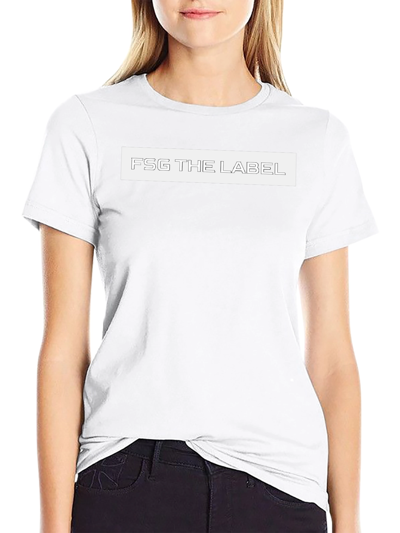 FSG The Label Black Tee - Modern Fit