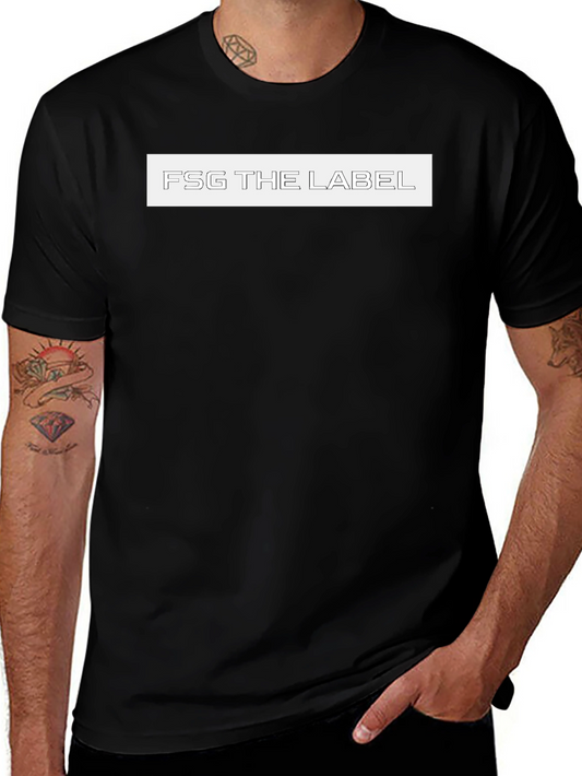 FSG The Label Black Tee - Modern Fit