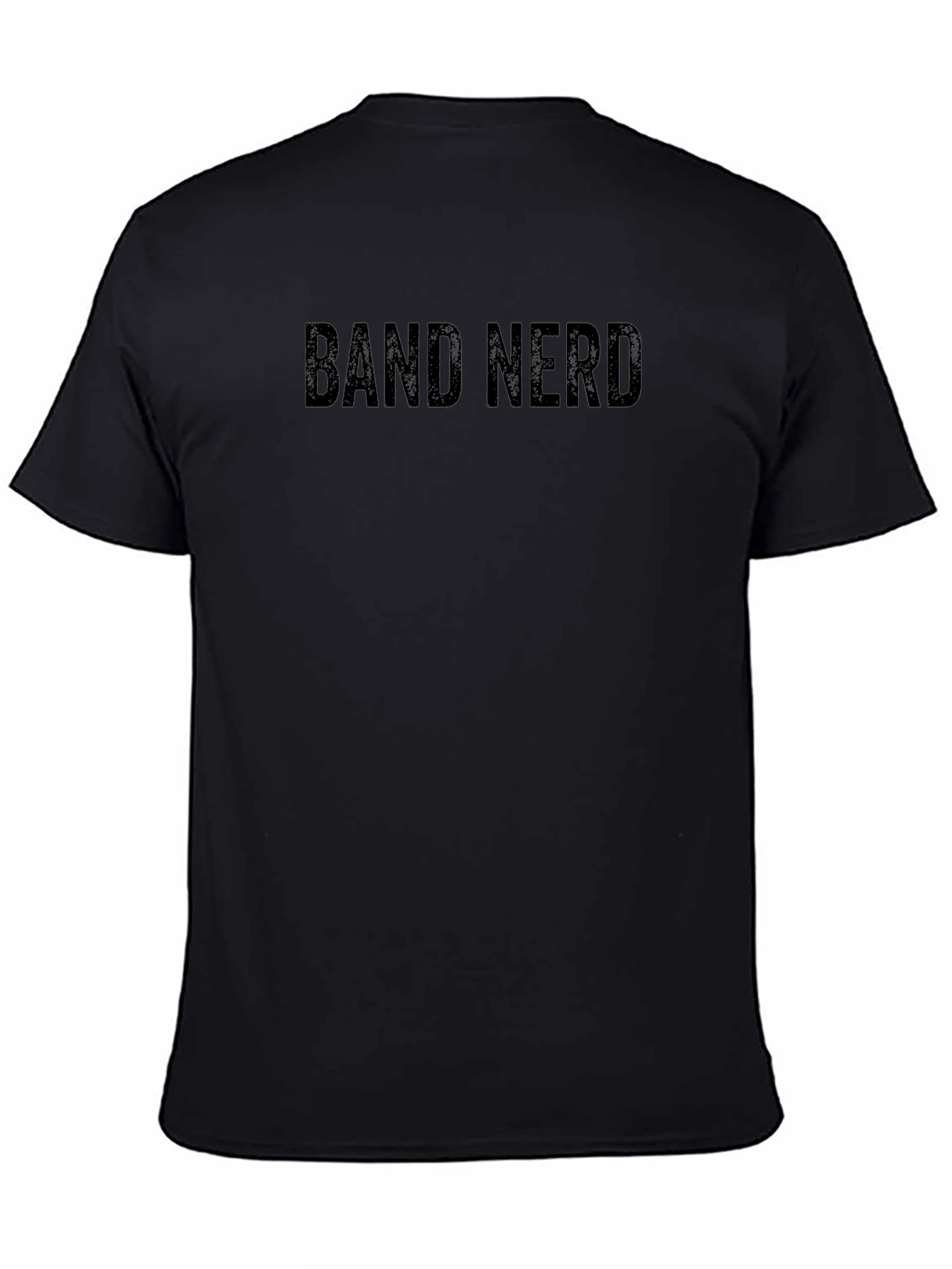 Band Nerd T-Shirt - Black Crew Neck Tee