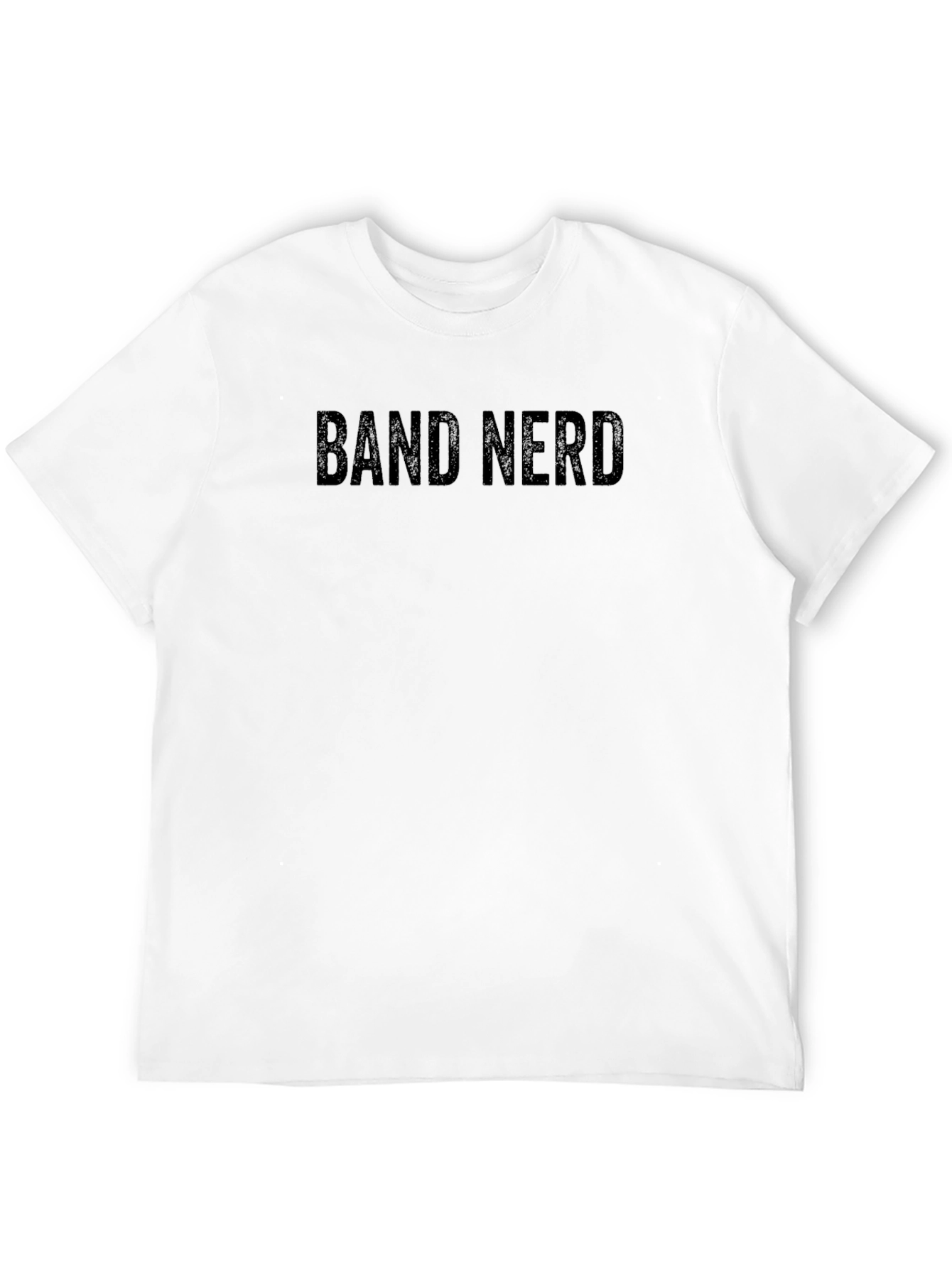 Band Nerd T-Shirt - Black Crew Neck Tee