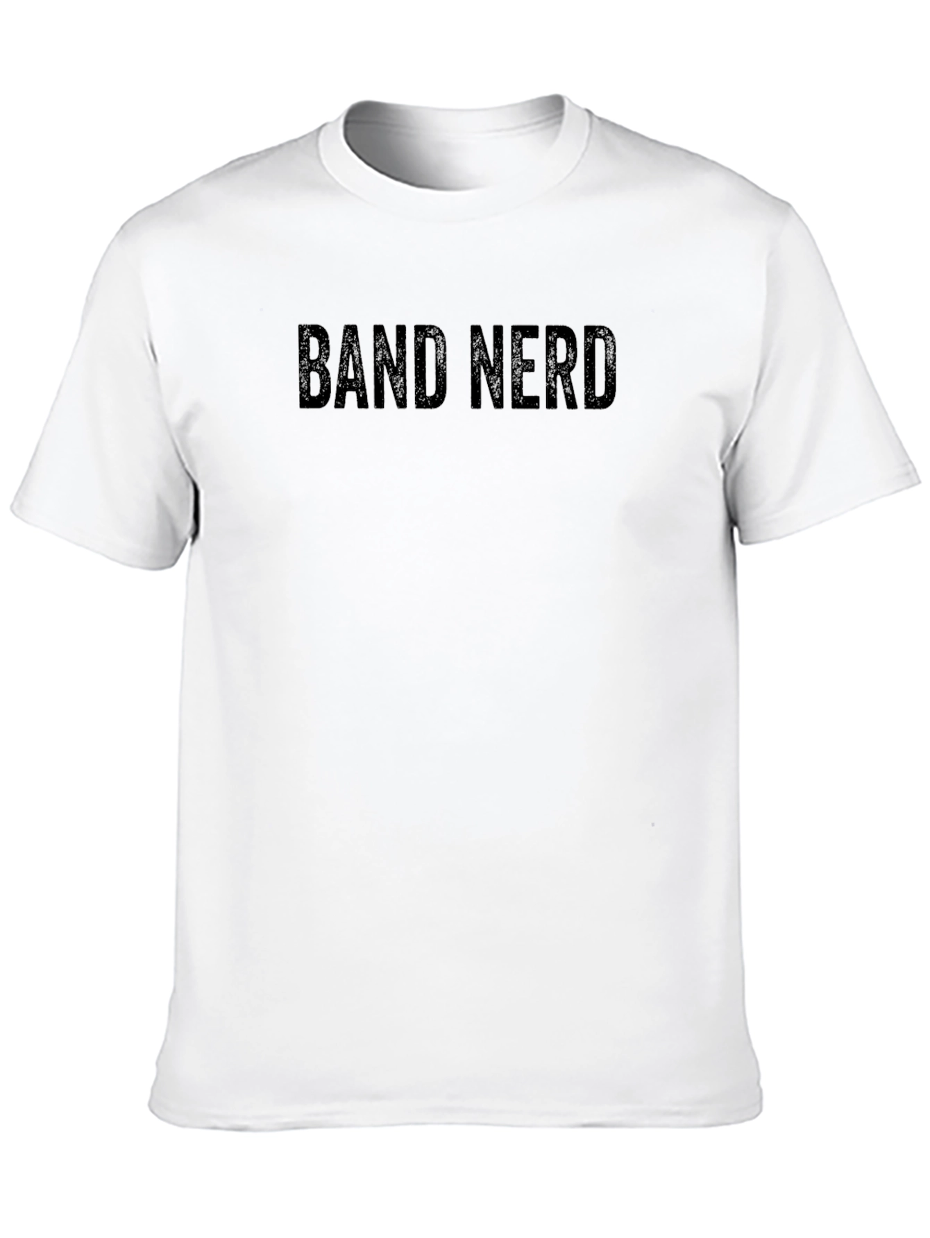 Band Nerd T-Shirt - Black Crew Neck Tee