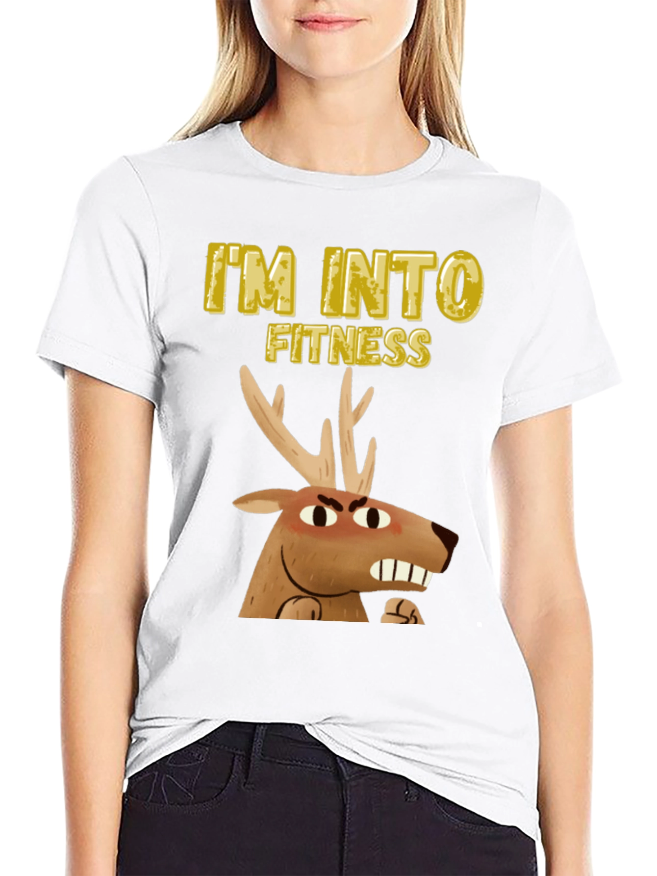Im Into Fitness Deer T-Shirt