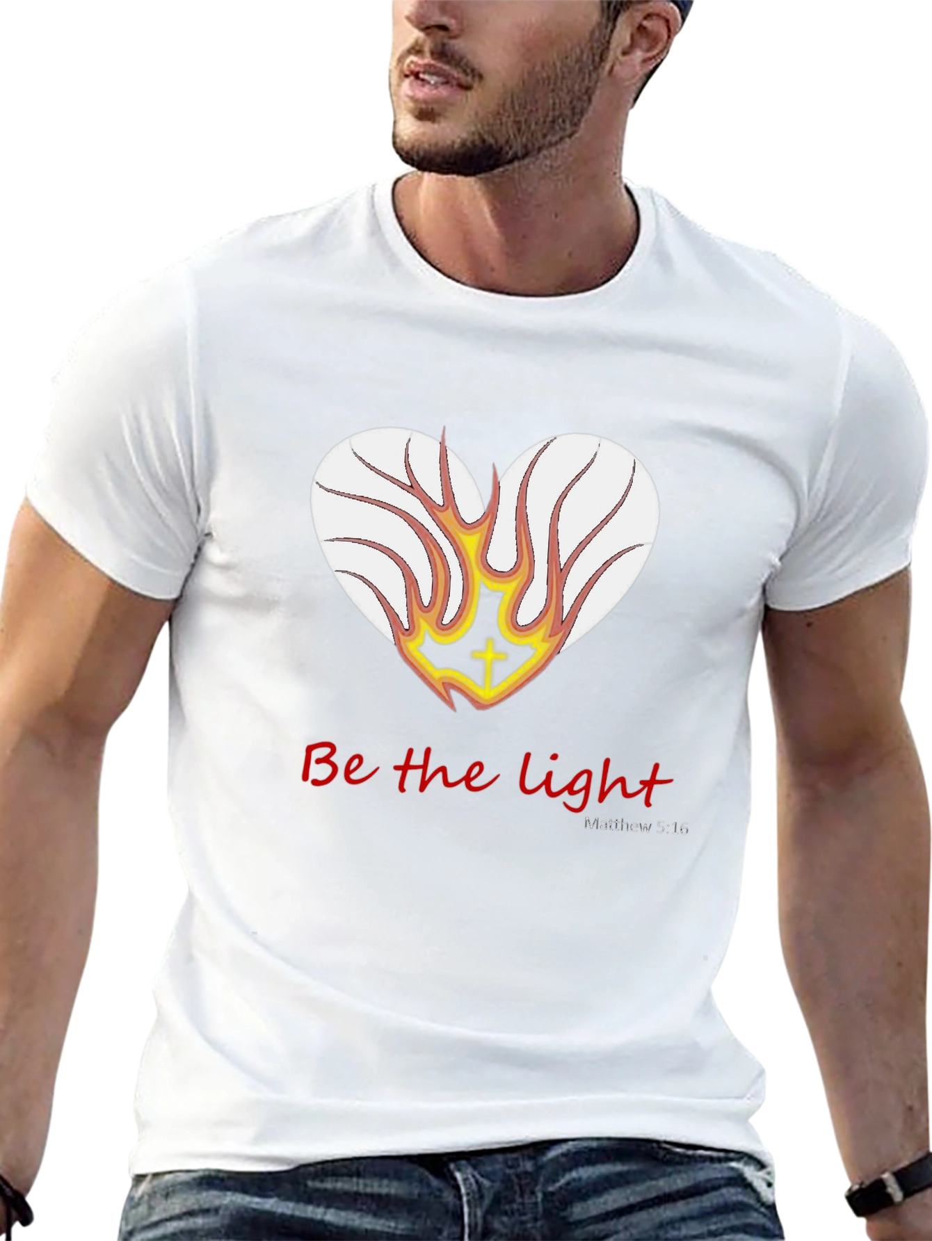 Be the Light T-Shirt - Christian Faith Tee