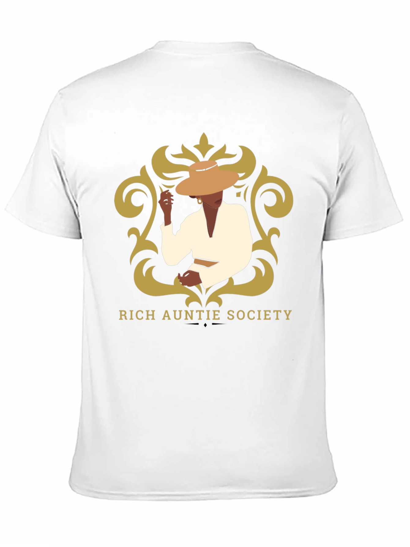 Rich Auntie Society Graphic Tee - Black