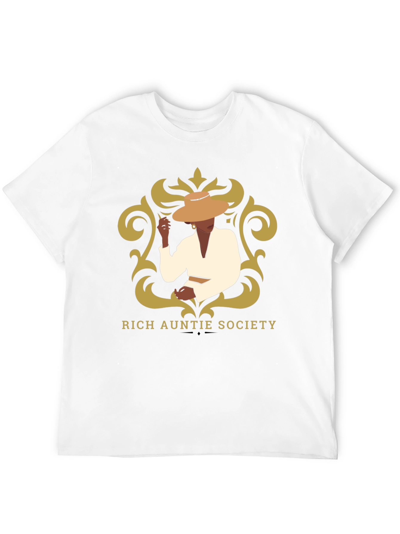Rich Auntie Society Graphic Tee - Black
