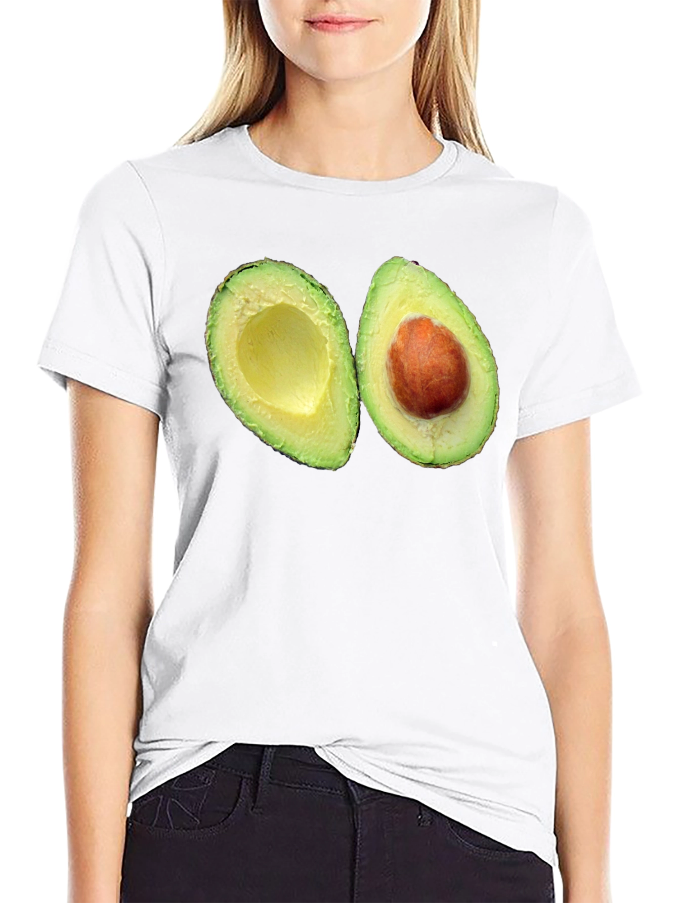 Avocado Lover Tee - Trendy Fruit Graphic T-Shirt