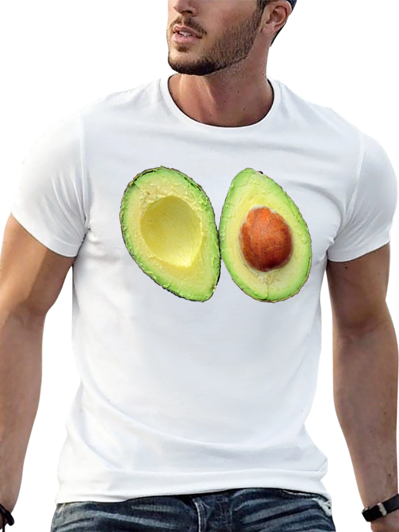Avocado Lover Tee - Trendy Fruit Graphic T-Shirt