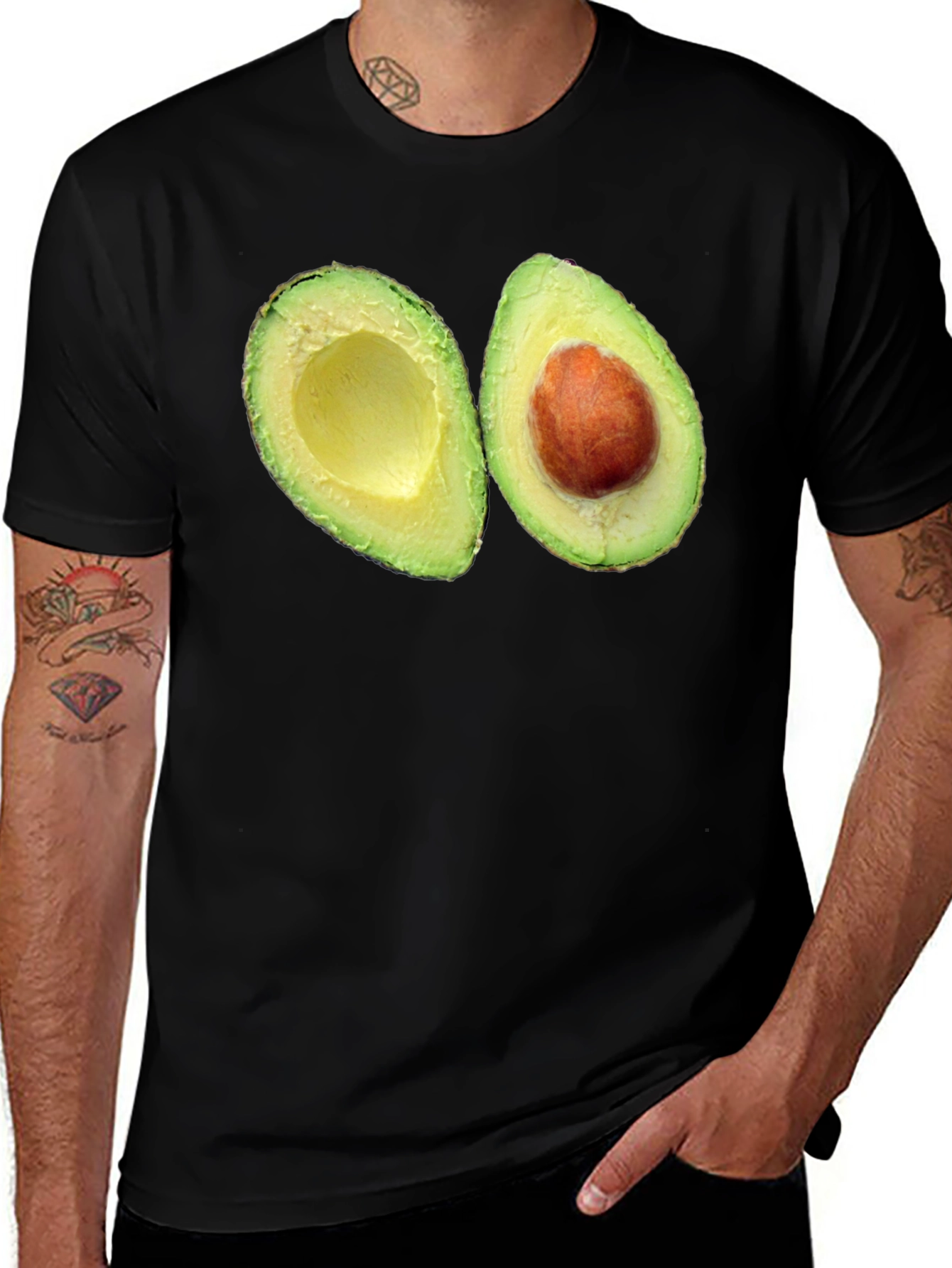 Avocado Lover Tee - Trendy Fruit Graphic T-Shirt