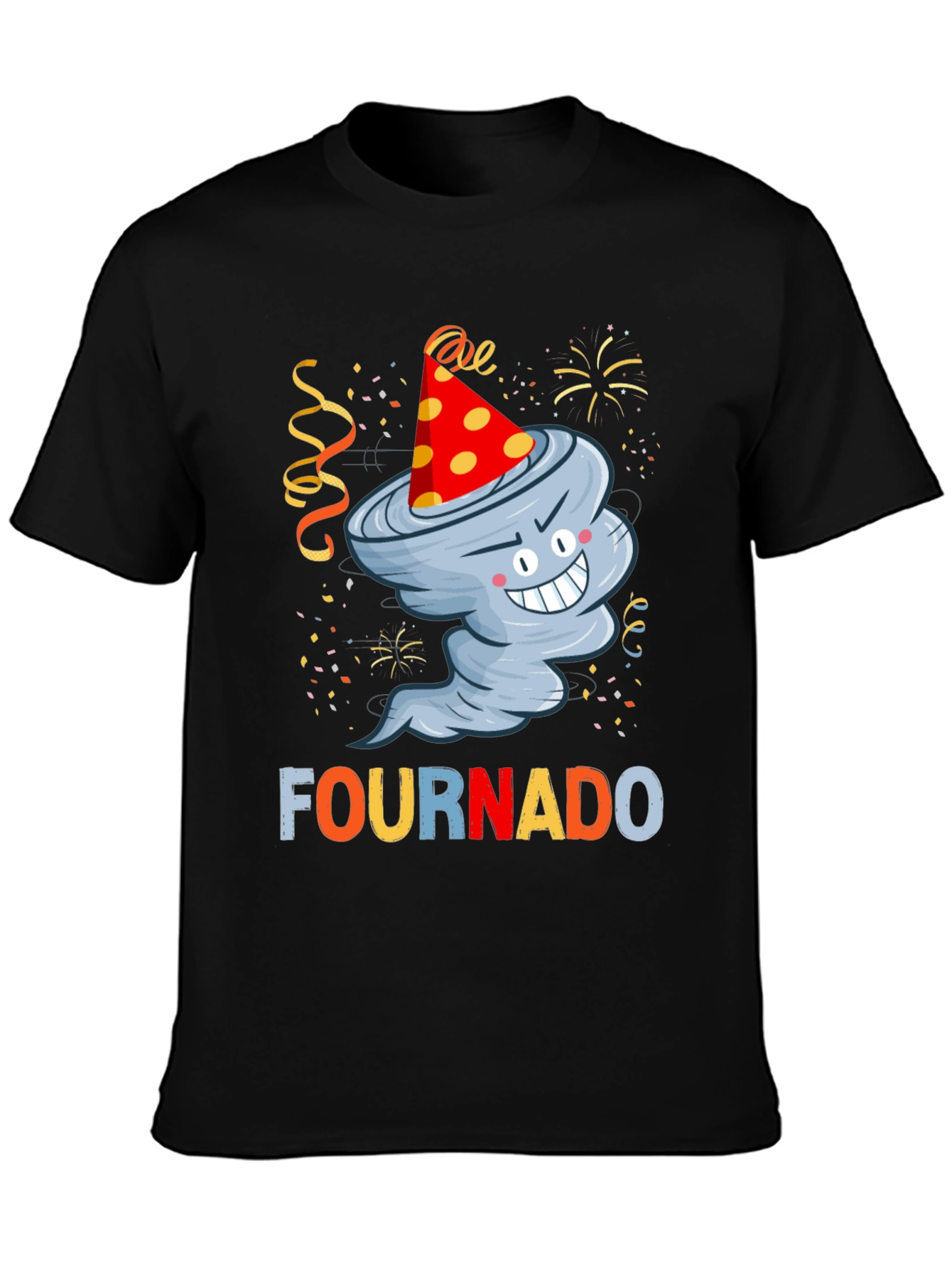 Fournado 4th Birthday Tornado T-Shirt