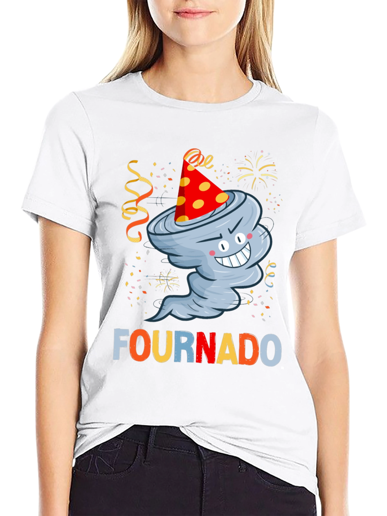 Fournado 4th Birthday Tornado T-Shirt