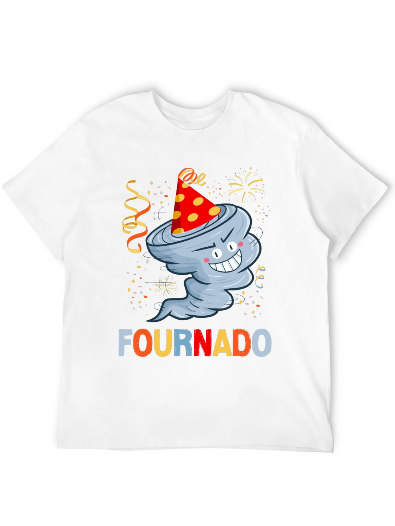 Fournado 4th Birthday Tornado T-Shirt