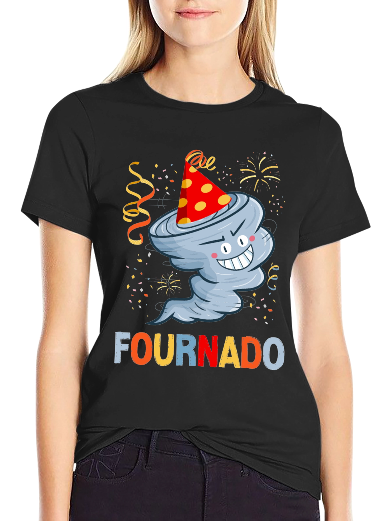 Fournado 4th Birthday Tornado T-Shirt