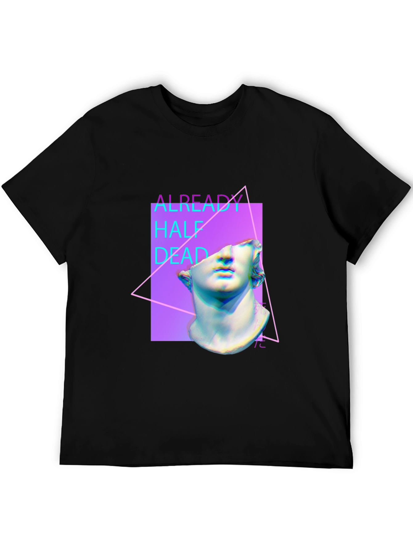 Already Half Dead Graphic T-Shirt - Black